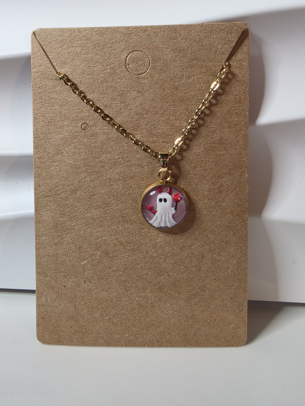Handmade Necklace - Ghost